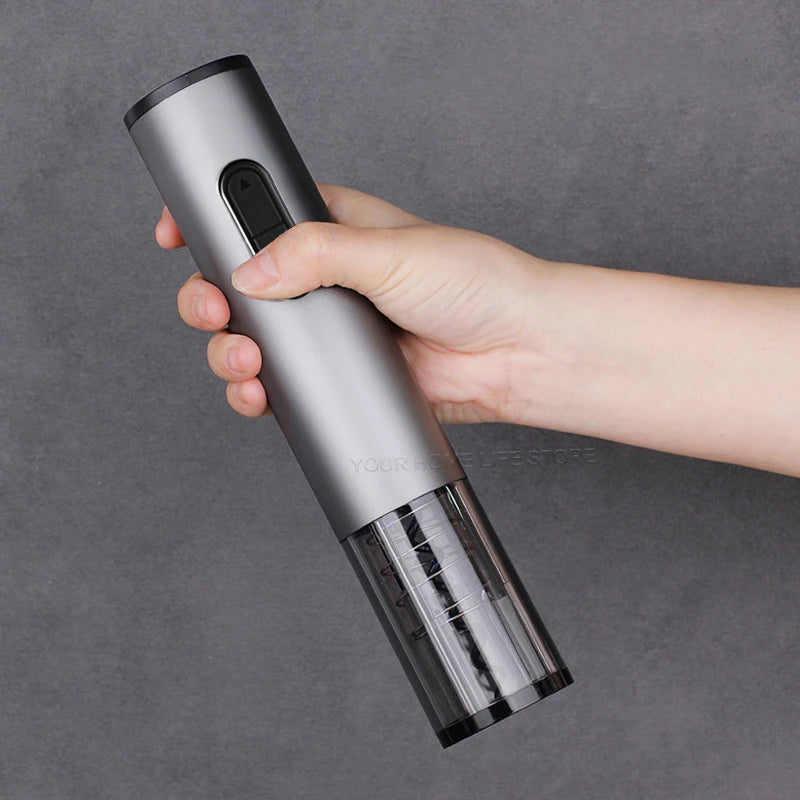 Cavatappi Elettrico Automatico Ricaricabile - Apribottiglie Vino con Tagliacapsule in Acciaio Inox