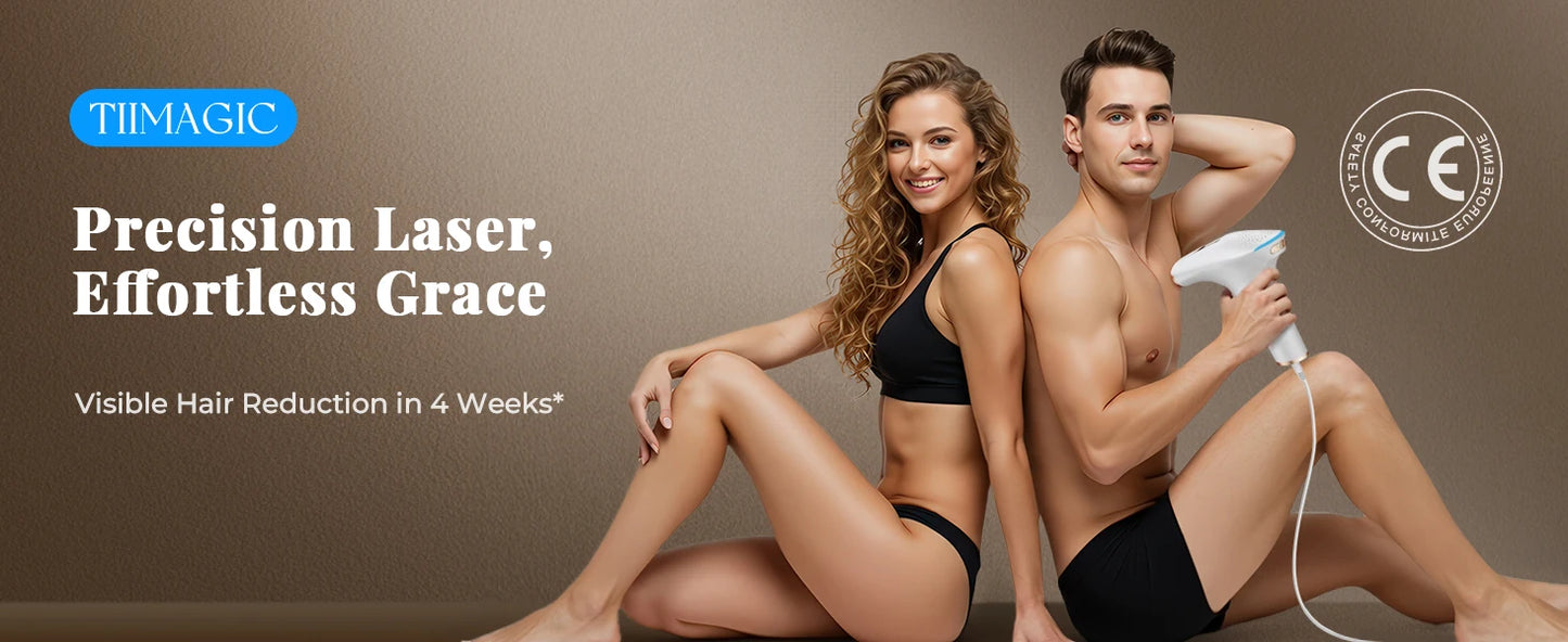 Epilatore Laser IPL Professionale 999.900 Flash 21J - Depilazione Permanente Viso Corpo Bikini