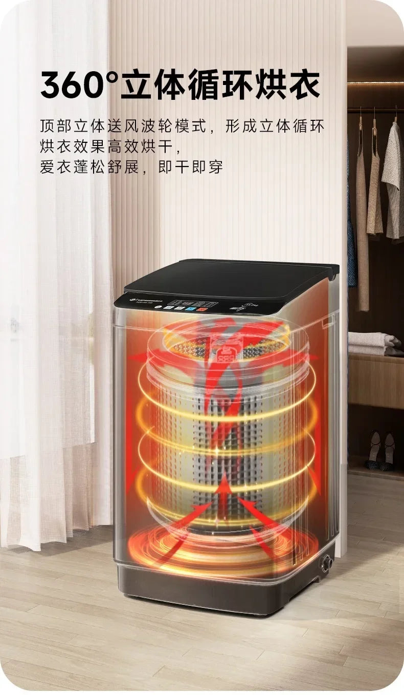 Lavatrice Automatica a Carica Dall'Alto 10-20KG - Lavaggio e Asciugatura Integrati