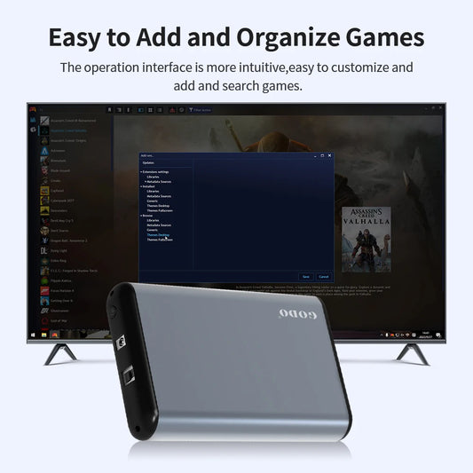 Console Retro Gaming Portatile 6TB - 65000+ Giochi 3D/AAA/Retro per PS5/PS4/PS3/PS2/Xbox/Switch