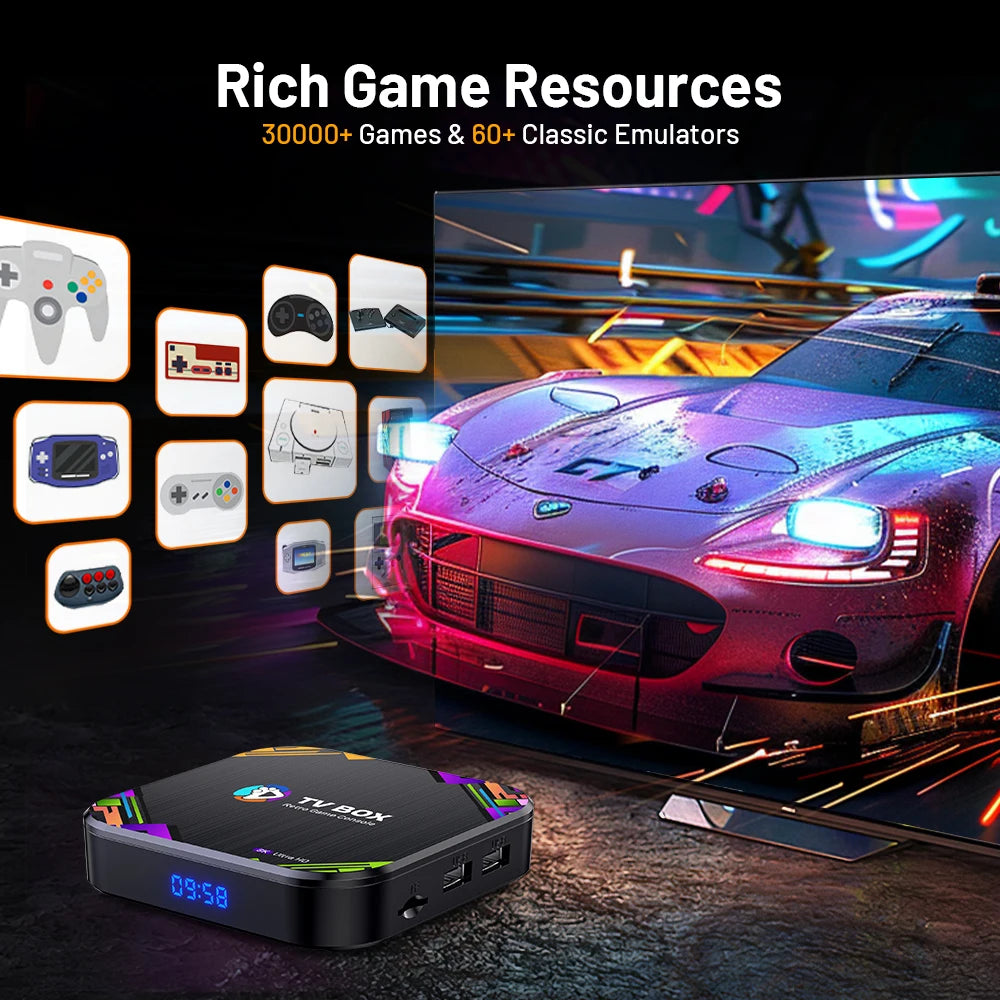 Console Retro Gaming KINHANK X8 - 30000 Giochi PS1/PSP/DC/N64/MAME con Uscita 8K HD