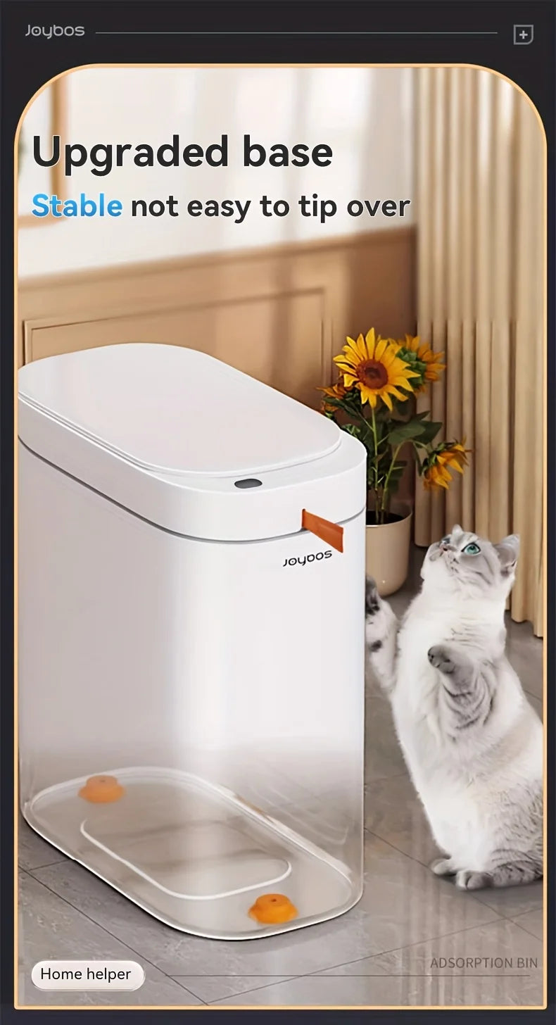 Pattumiera Intelligente con Sensore Automatico - Cestino Bagno Impermeabile con Dispenser Sacchetti