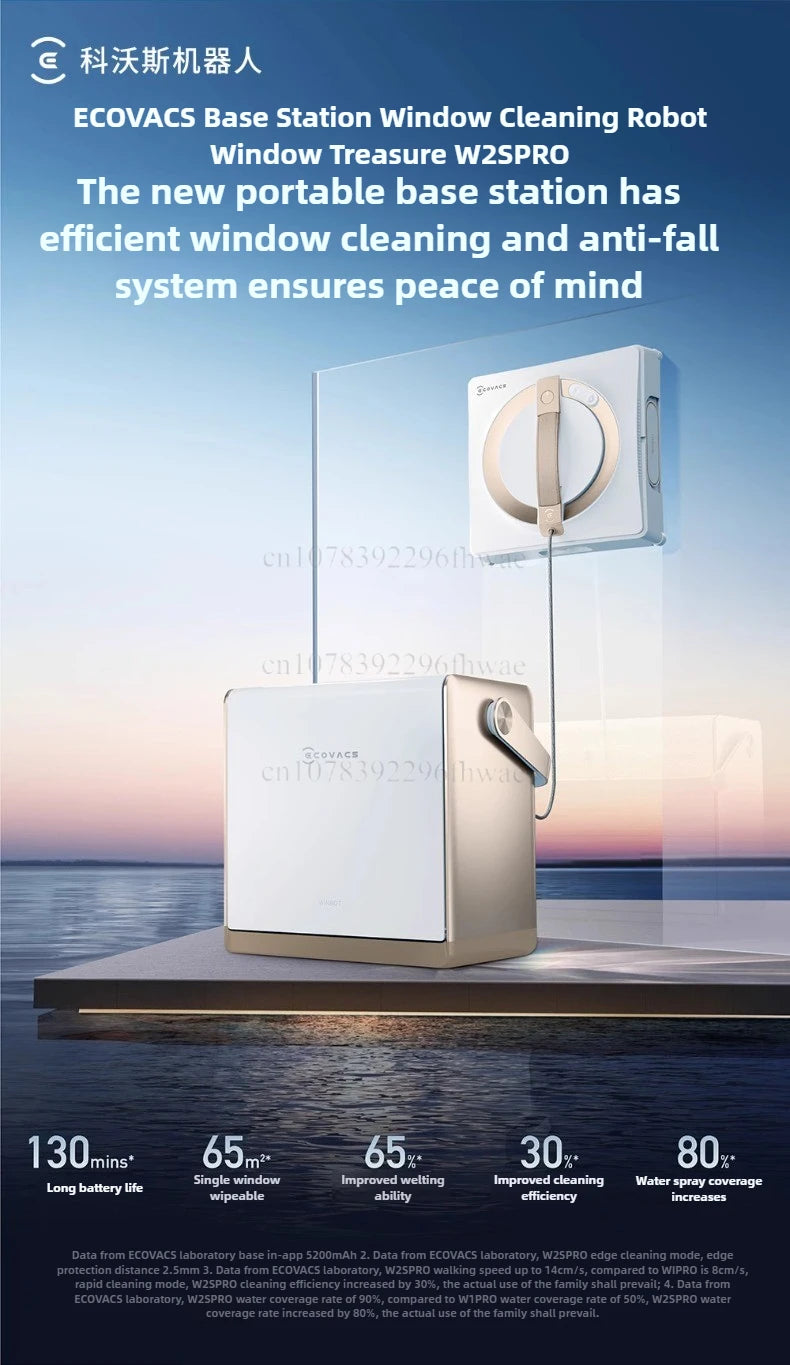 Robot Lavavetri ECOVACS WINBOT W2S PRO - Pulizia Automatica Finestre con Tecnologia Avanzata