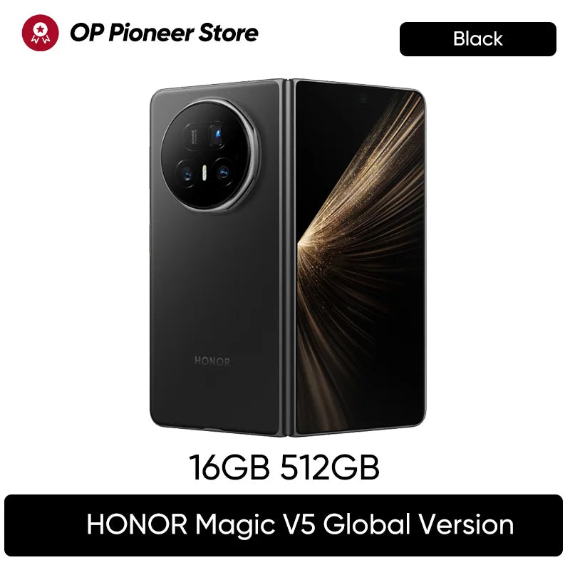 Honor Magic V5 5G - Smartphone Pieghevole con Display OLED 7.95" e Snapdragon 8 Elite