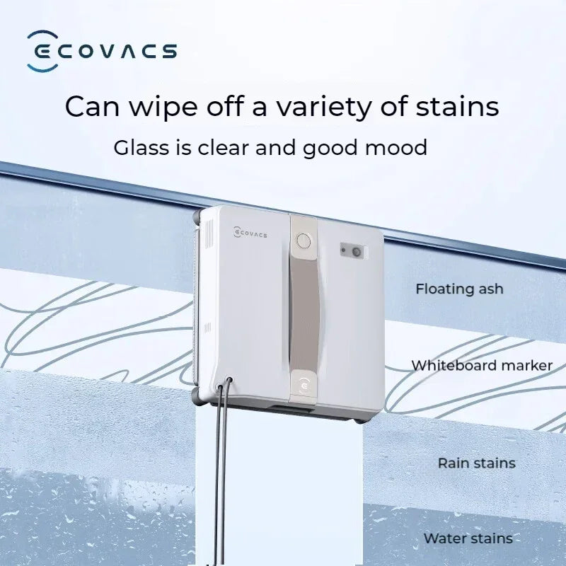 Robot Lavavetri ECOVACS WINBOT AIR MINI - Aspirazione 8000Pa per Finestre Perfette