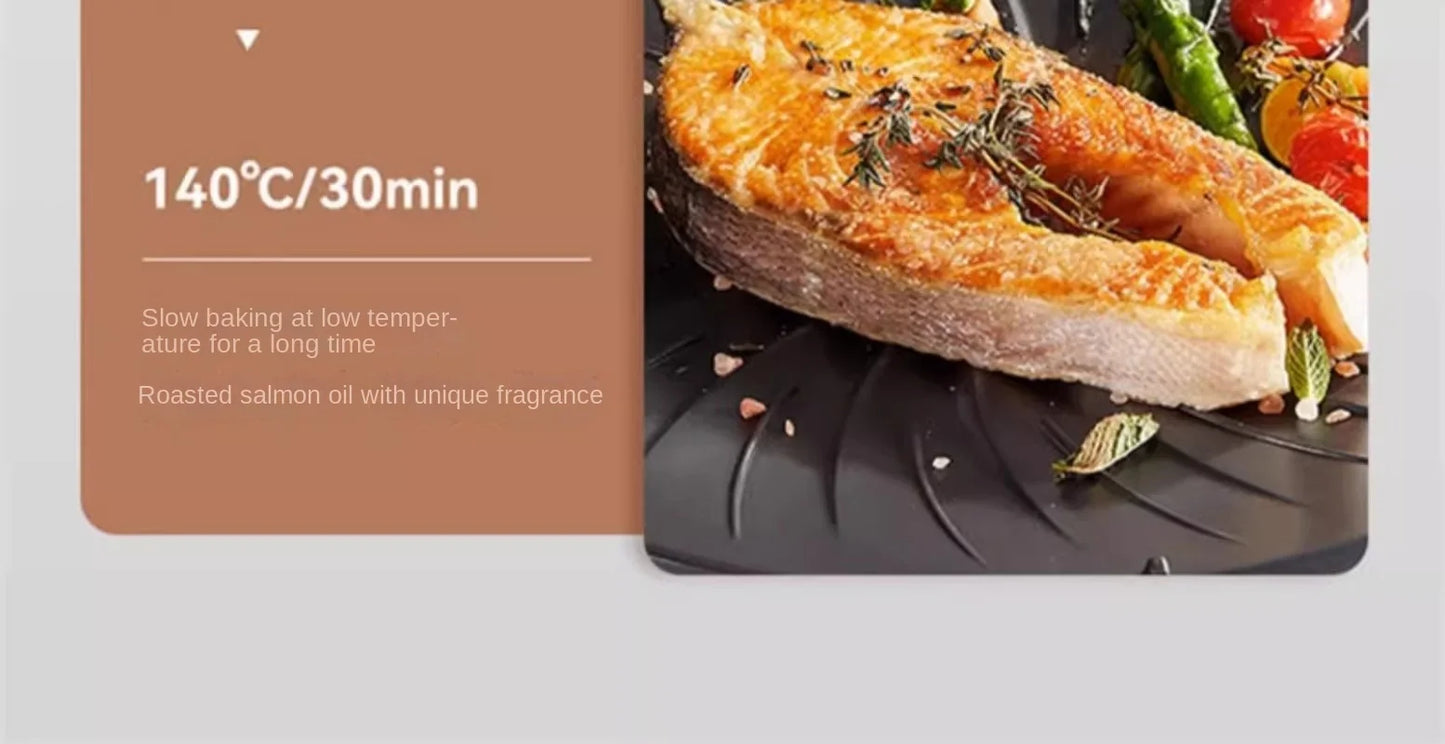 Griglia Elettrica Barbecue Senza Fumo Rotante Multifunzione per Interni