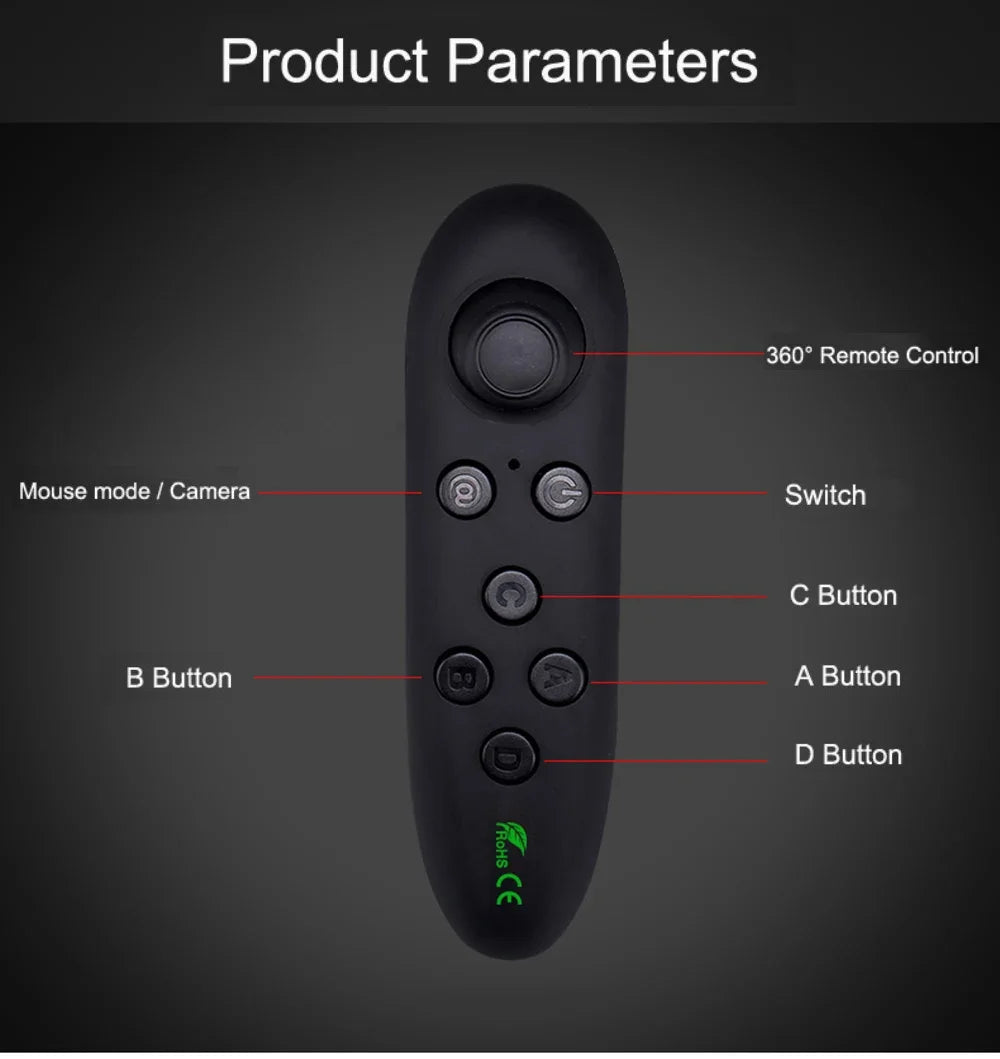 VR Shinecon 10.0 - Visore Realtà Virtuale 3D per Smartphone con Cuffie Integrate