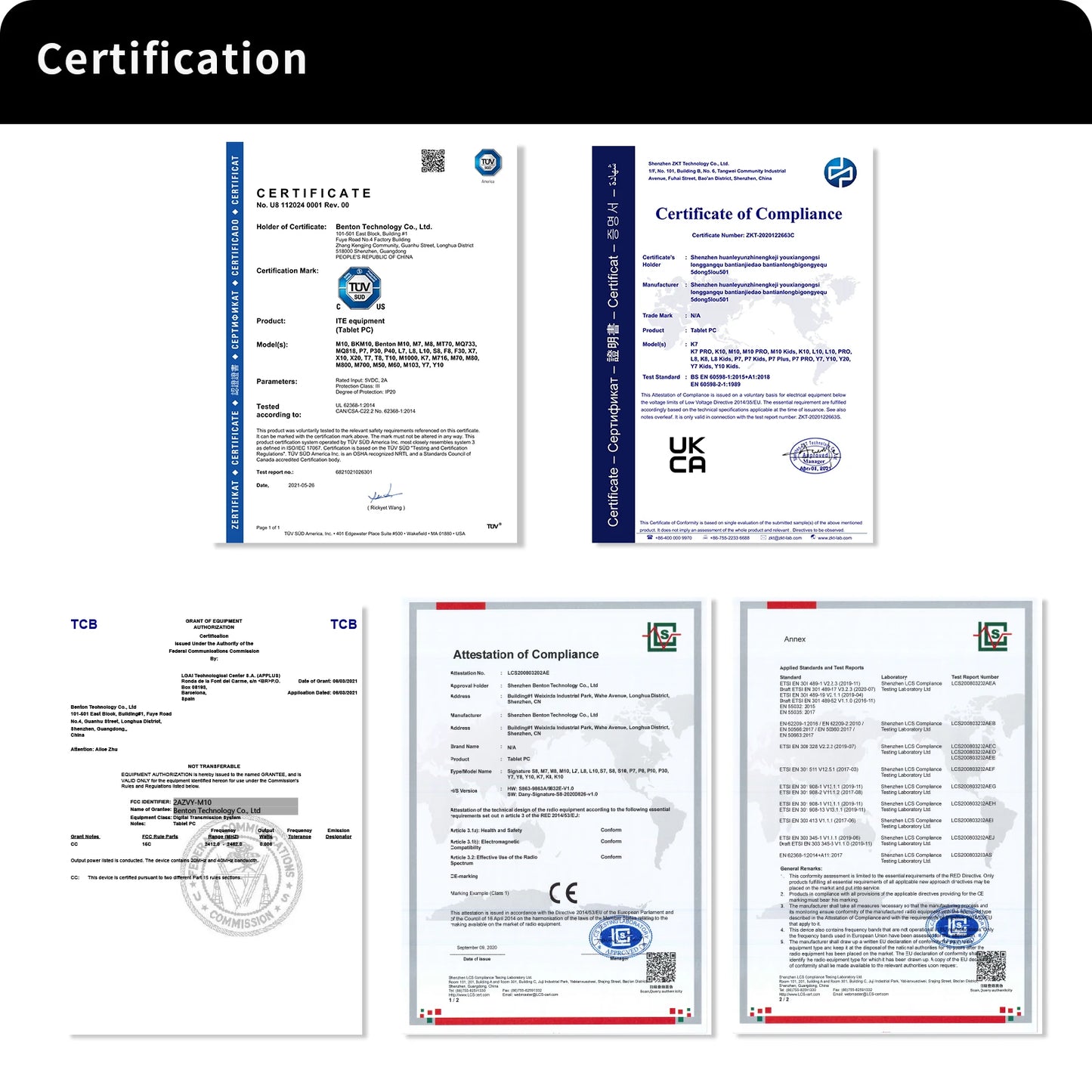 Tablet Android 14 VASOUN 10.1" - 12GB RAM 128GB ROM Dual SIM 4G WiFi 5G Octa Core