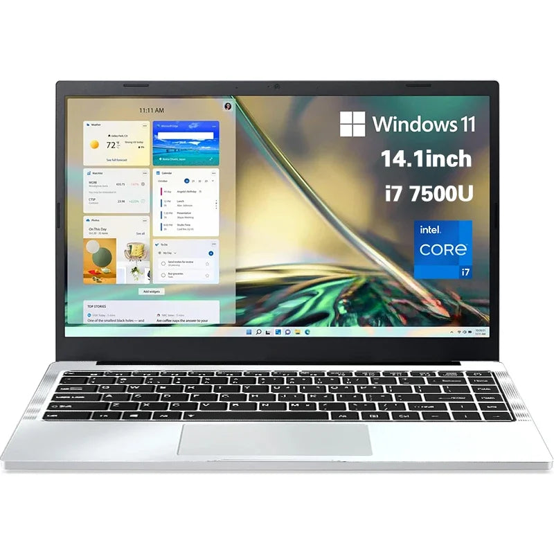 Laptop Windows 11 Pro Intel i7-7500U | 12GB RAM | SSD fino a 2TB | Notebook Professionale per Ufficio e Studio
