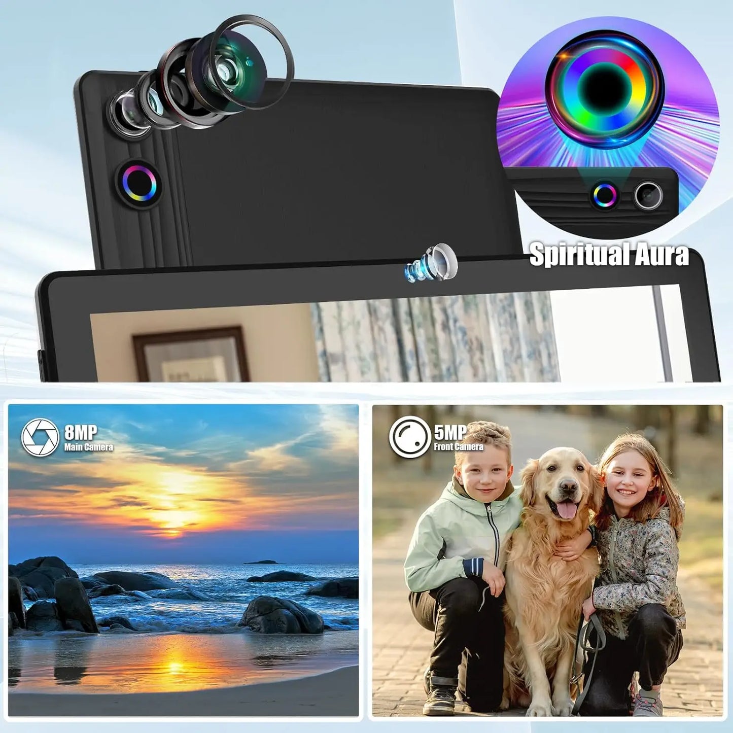 Tablet Android 11" 14GB RAM 64GB ROM - Kit Completo 8 in 1 con Tastiera, Mouse, Stylus