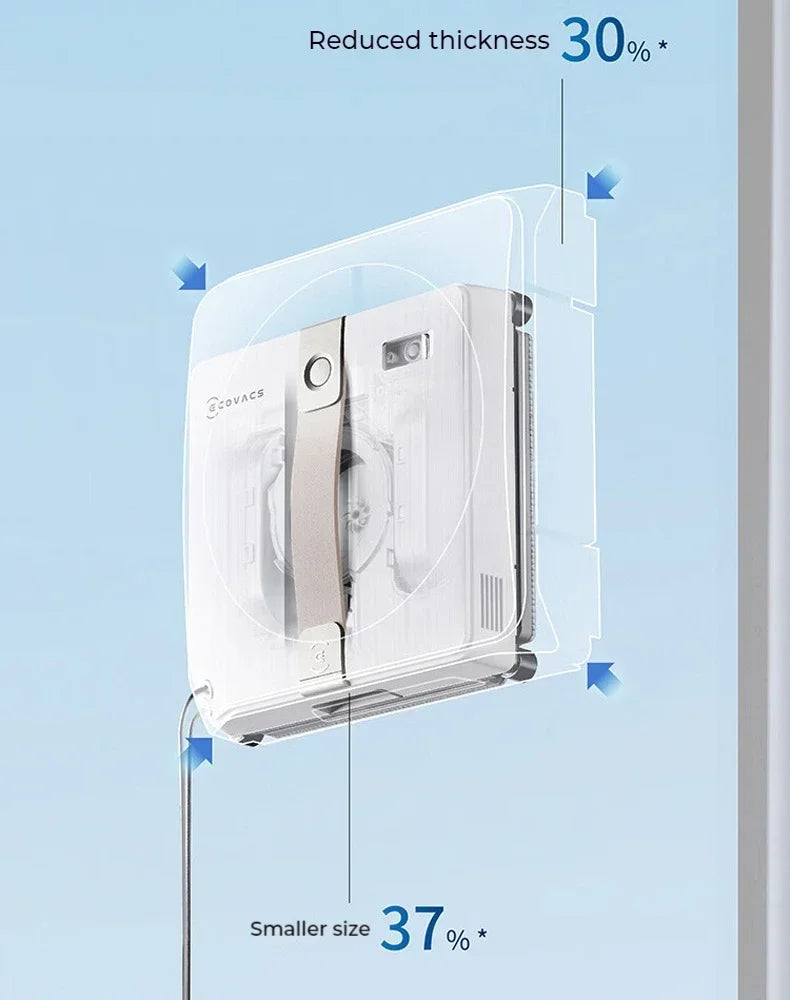 Robot Lavavetri ECOVACS WINBOT AIR MINI - Aspirazione 8000Pa per Finestre Perfette