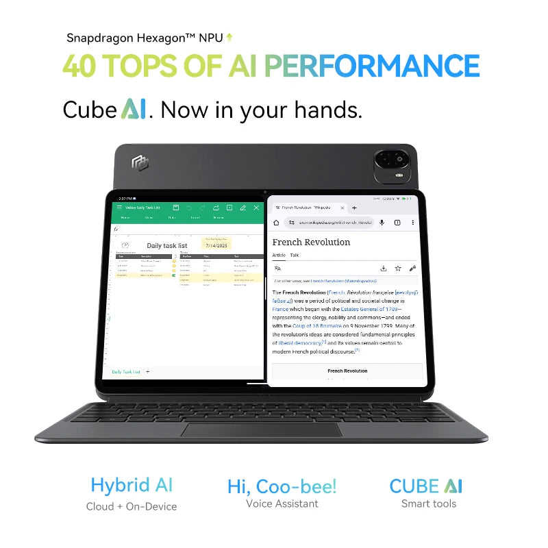 ALLDOCUBE Ultra Pad 13" Tablet 2.8K 144Hz - Snapdragon 7+Gen3, 18GB RAM, 256GB ROM, Android 15