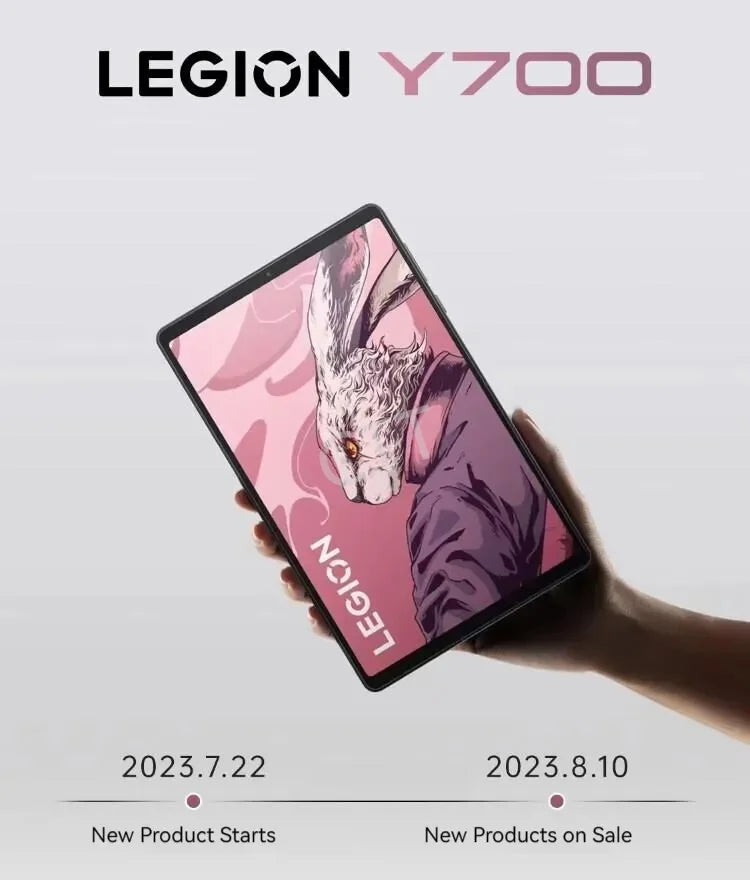 Tablet Gaming Lenovo Legion Y700 2023 - Snapdragon 8+ Gen1 Display 2K 144Hz 12GB RAM