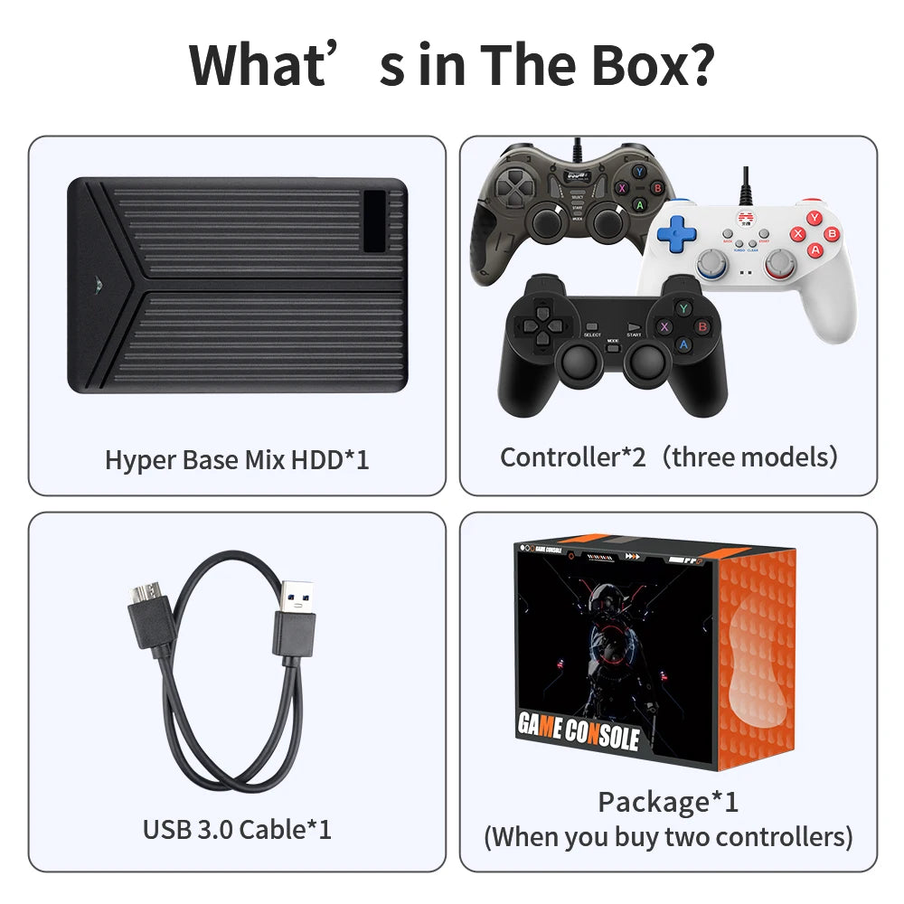 Console Retro Gaming Portatile 6TB - 65000+ Giochi 3D/AAA/Retro per PS5/PS4/PS3/PS2/Xbox/Switch