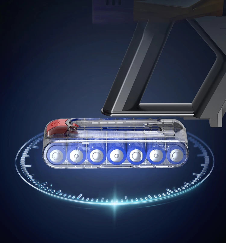 IDEACH FlexClean™ – Aspirapolvere Smart Senza Fili 550W con Display Touch, 50KPA, Asta Pieghevole e 3 Modalità