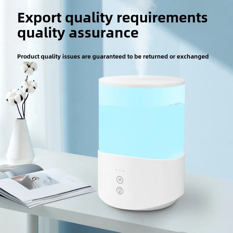 Umidificatore Ultrasonico 2.5L con Aromaterapia - Nebulizzazione Silenziosa per Casa e Ufficio