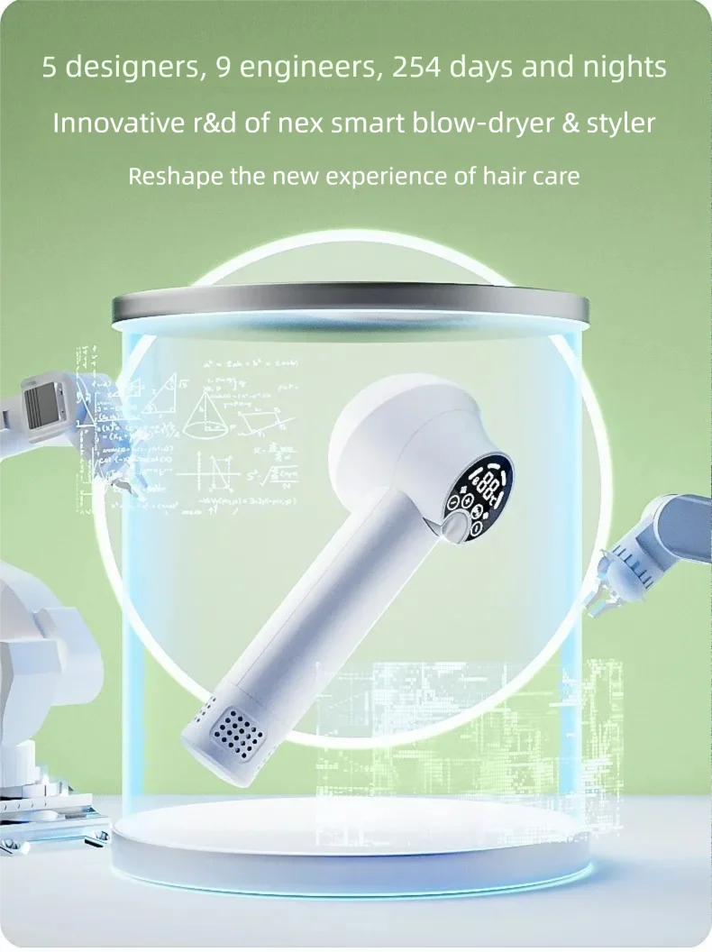 Asciugacapelli Smart 2in1 per Cani e Gatti - Phon e Spazzola con Riscaldamento