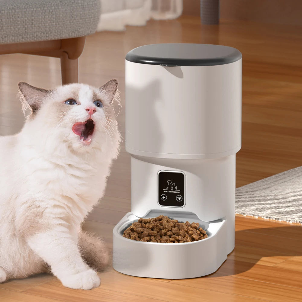 Distributore Automatico Cibo per Gatti e Cani WiFi 4L - Programmabile con App e Timer