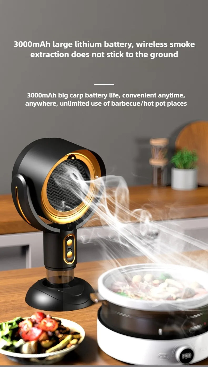 Mini Cappa Aspirante da Tavolo TINSOL - Purificatore Aria con Sterilizzazione e Ricarica USB