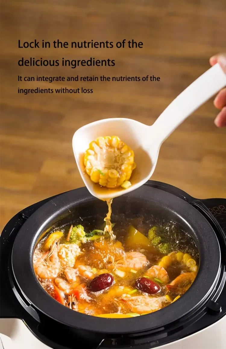 Wok Elettrico Automatico 2000W con Mescolamento Intelligente - Antiaderente, Multifunzione 220V