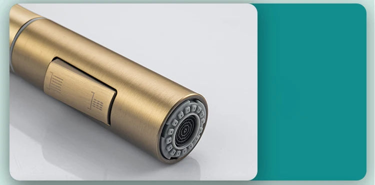 Rubinetto Cucina Smart con Sensore Touch e Movimento - Miscelatore Estraibile Oro