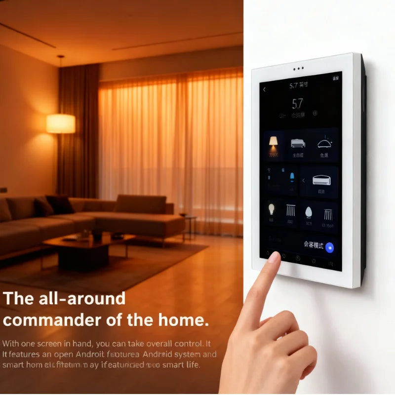 Pannello Controllo Smart Home Android 5.7" Touch Screen WiFi Domotica