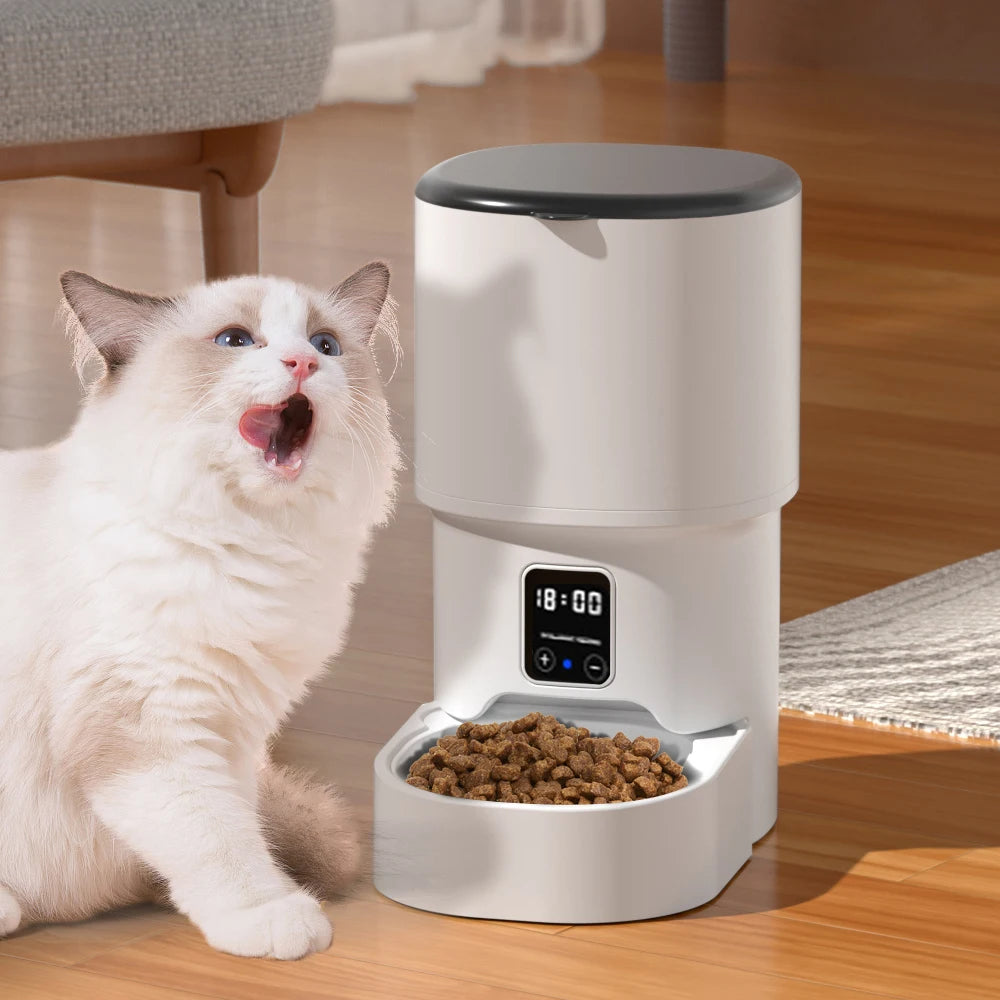 Distributore Automatico Cibo per Gatti e Cani WiFi 4L - Programmabile con App e Timer
