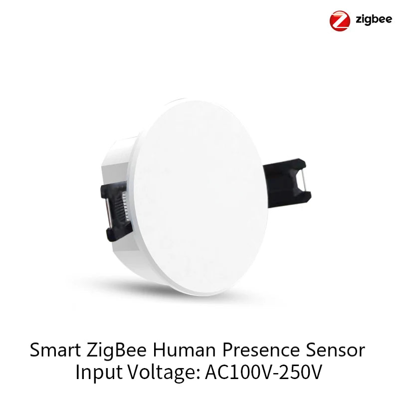 Sensore di Presenza Umana Smart Radar mmWave Zigbee/WiFi con Rilevamento Luminosità Tuya