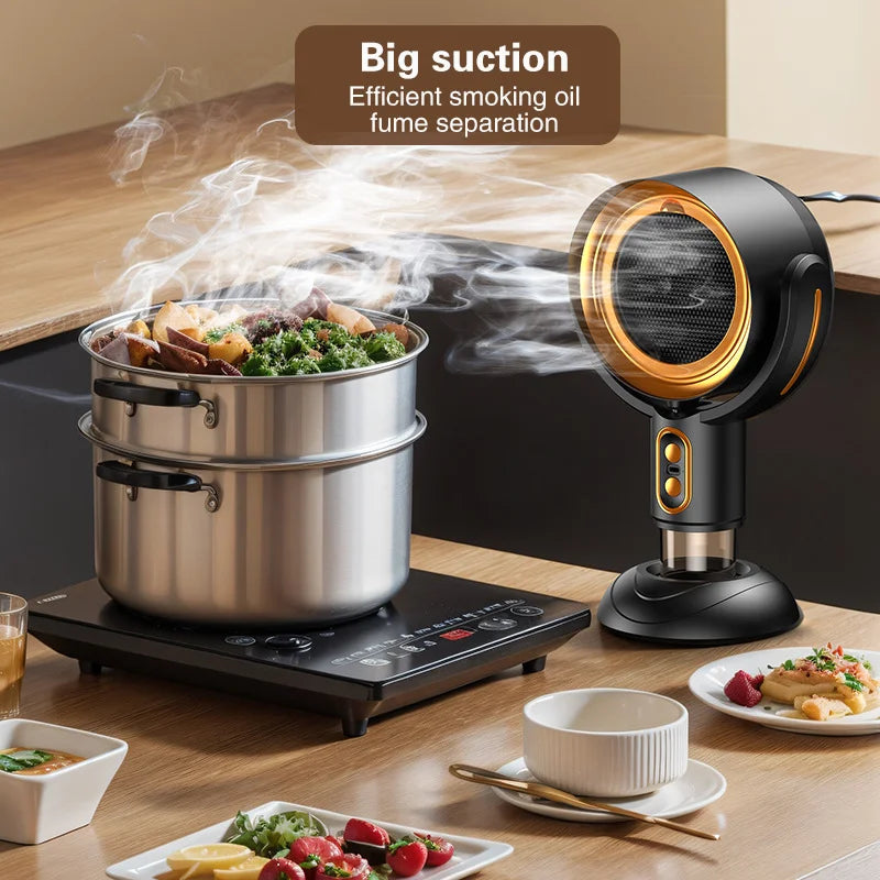 Mini Cappa Aspirante da Tavolo TINSOL - Purificatore Aria con Sterilizzazione e Ricarica USB