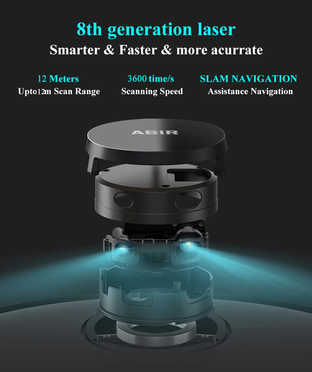 🤖 ABIR X8 – Pulizia Intelligente, Personalizzata e Silenziosa