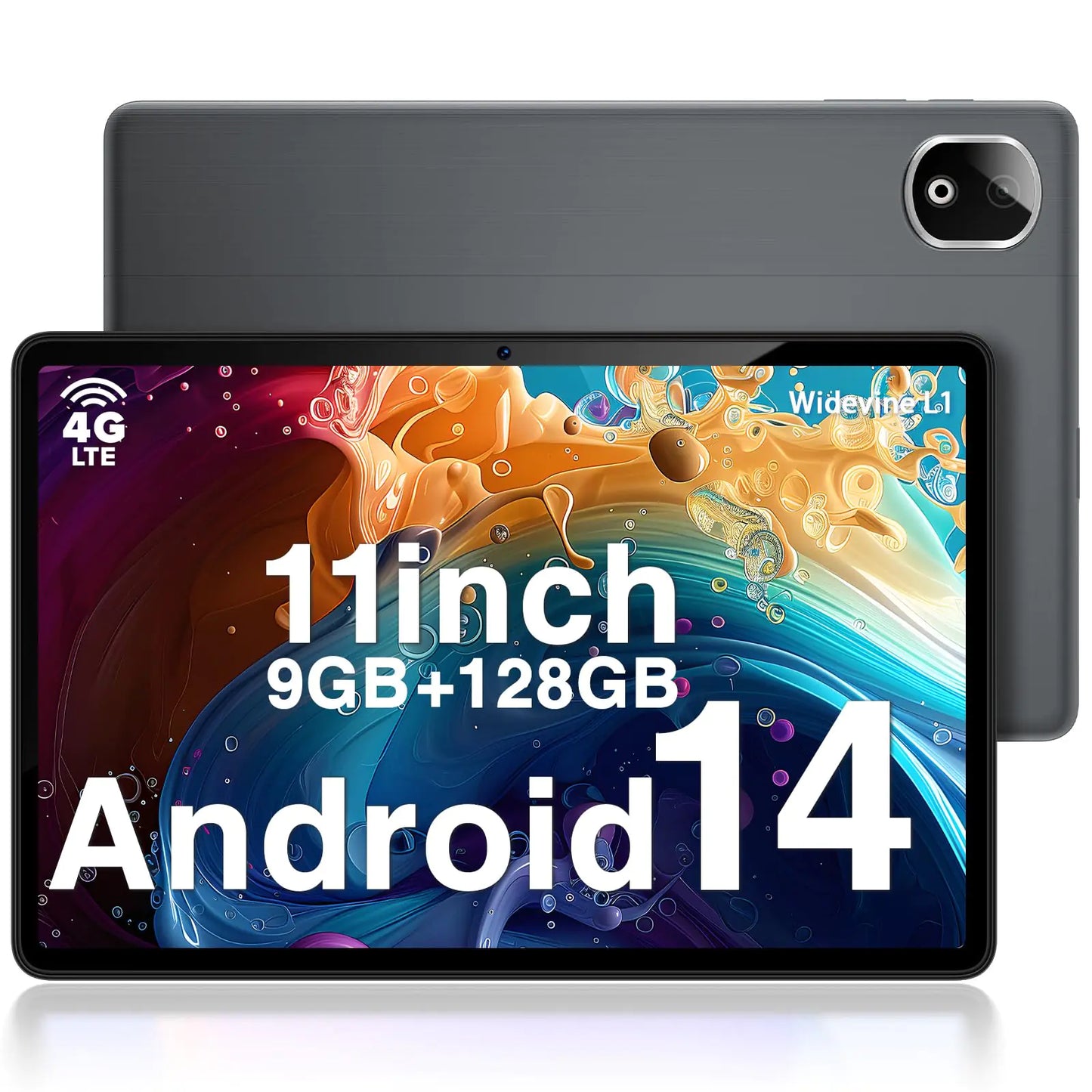 Tablet DOOGEE T30E 11" Android 14 con 9GB RAM, 128GB ROM Espandibile, Dual SIM 4G e Batteria 8000mAh