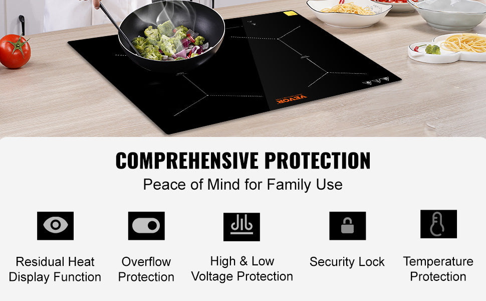 🍳 Piano Cottura a Induzione VEVOR 24” – Eleganza e Potenza in Cucina